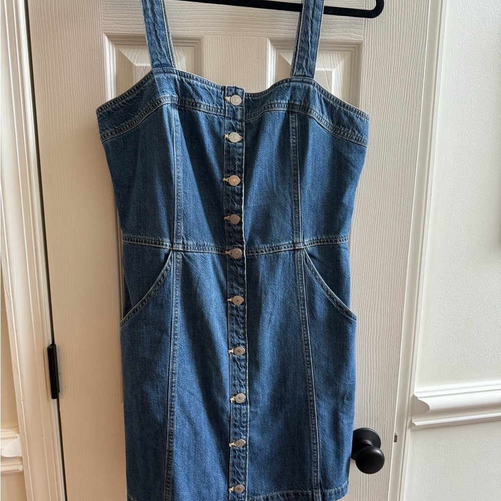Levi's Blue Denim Mini Dress